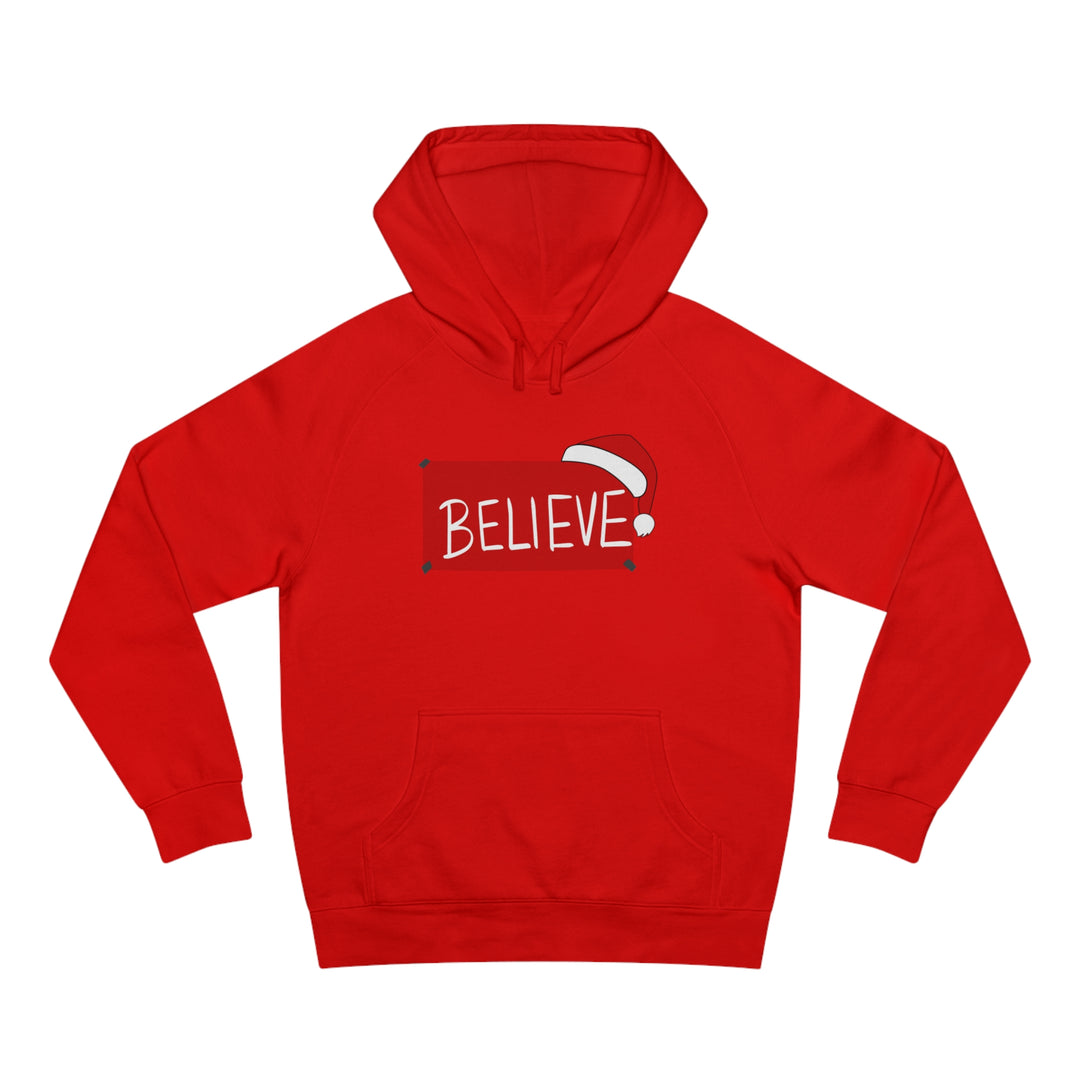 Believe Santa Hat Hoodie