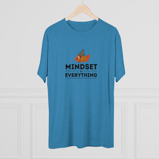 Mindset is Everything Goldfish with Shark Fin t-shirt