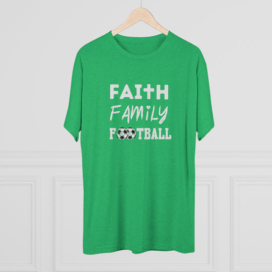 Faith Family Football (Soccer) t-shirt