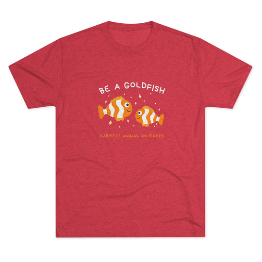 Goldfish Happiest Animal t-shirt