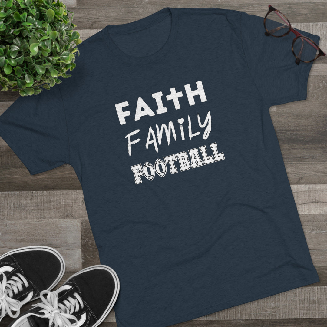 Faith Family Football t-shirt