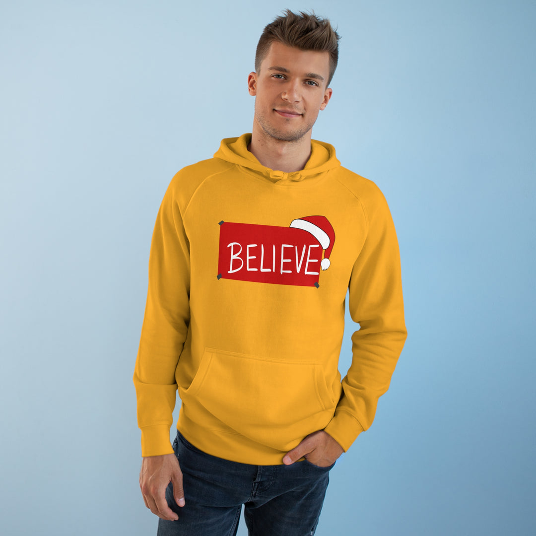 Believe Santa Hat Hoodie