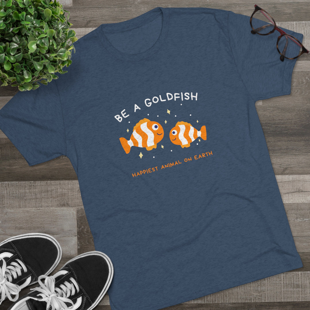 Goldfish Happiest Animal t-shirt