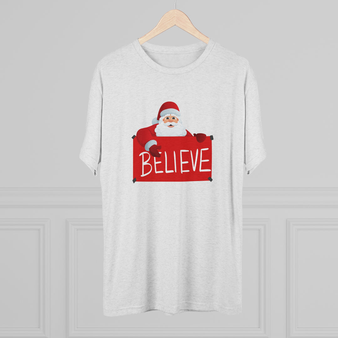 Santa and Believe Sign t-shirt