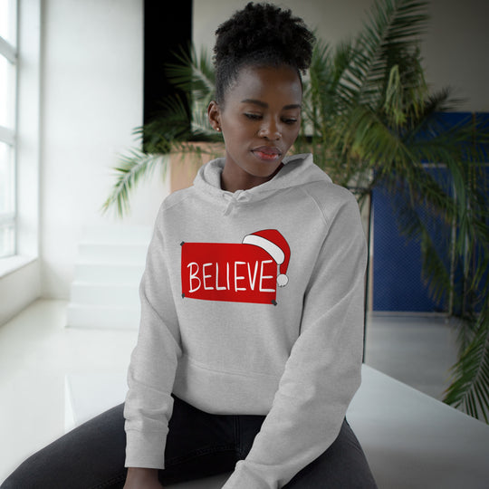 Believe Santa Hat Hoodie