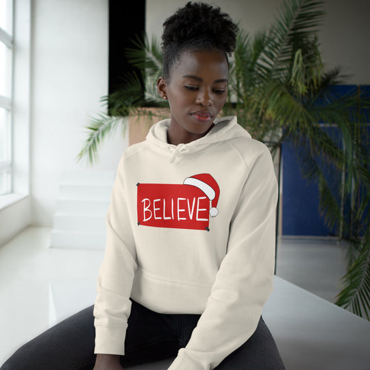 Believe Santa Hat Hoodie