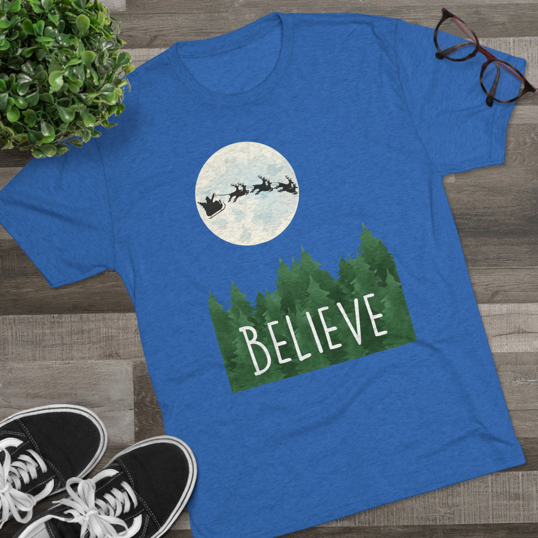 Santa "BELIEVE" inspiration t-shirt