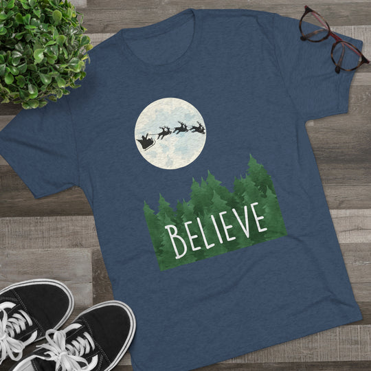 Santa "BELIEVE" inspiration t-shirt