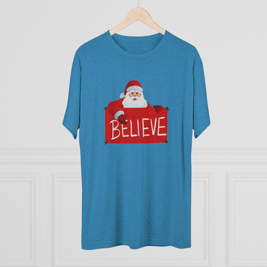 Santa and Believe Sign t-shirt