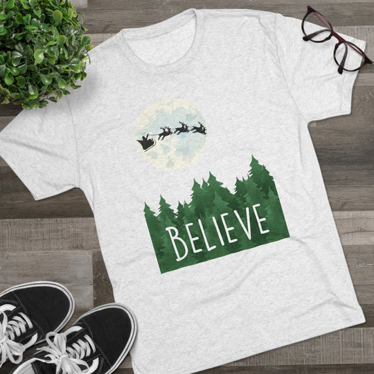 Santa "BELIEVE" inspiration t-shirt