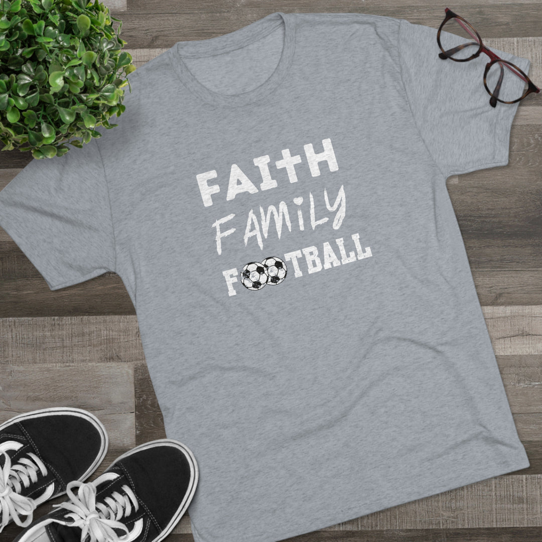 Faith Family Football (Soccer) t-shirt