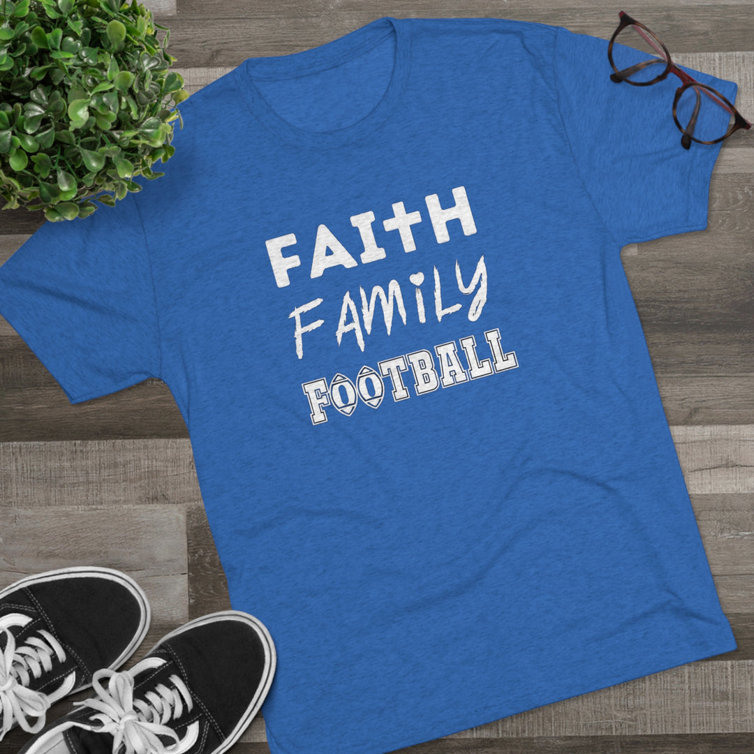 Faith Family Football t-shirt