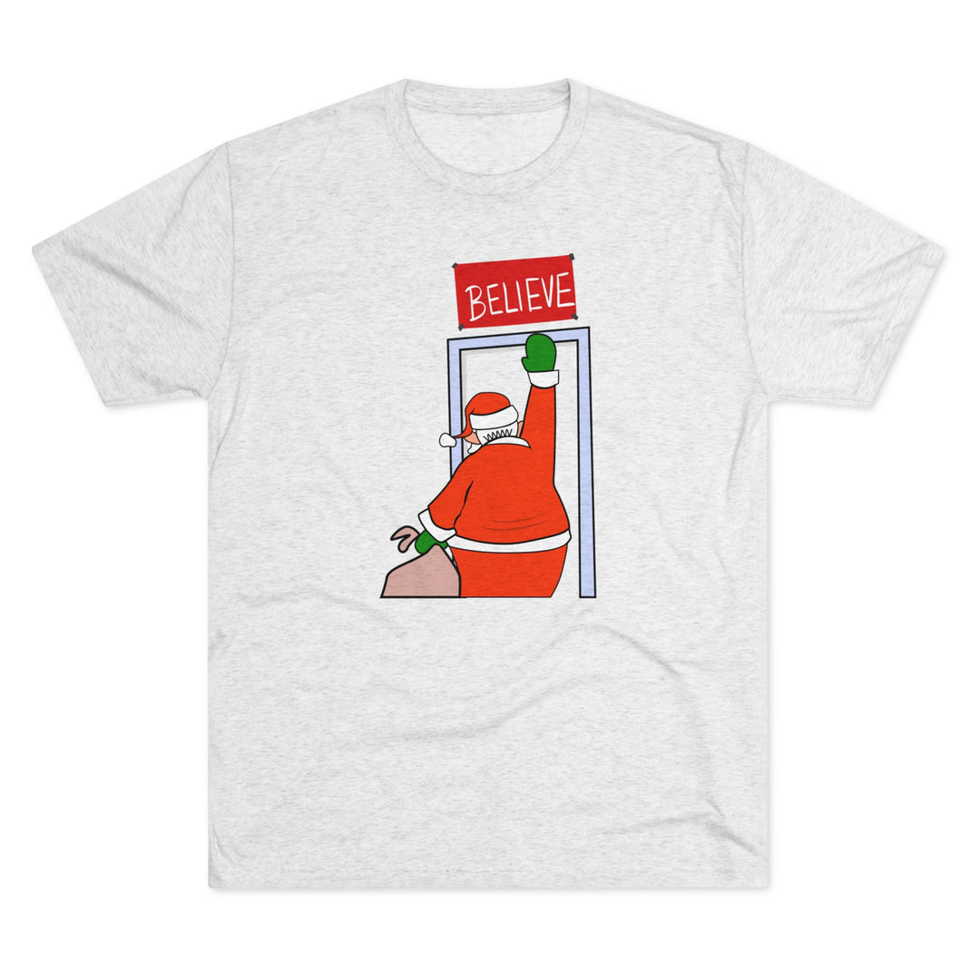 Santa Gameday Believe t-shirt