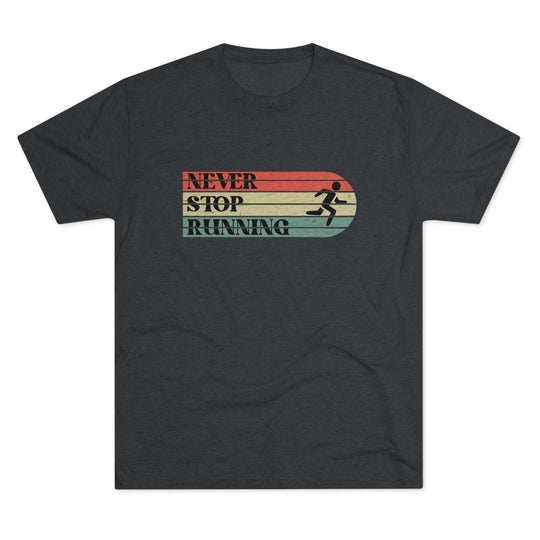 Vintage Never Stop Running t-shirt