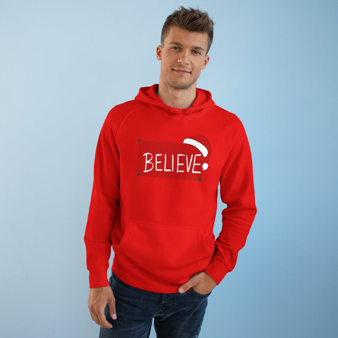 Believe Santa Hat Hoodie