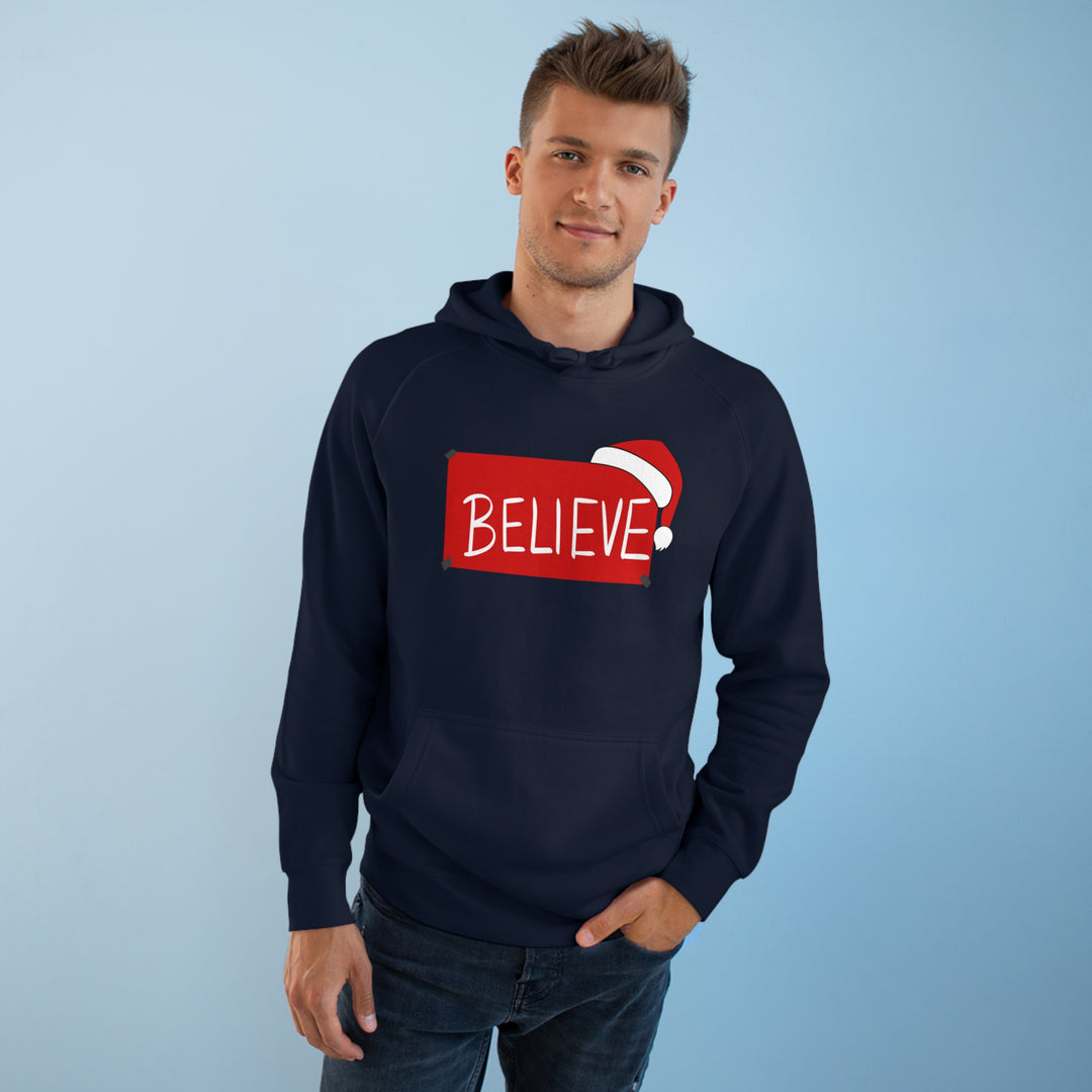 Believe Santa Hat Hoodie