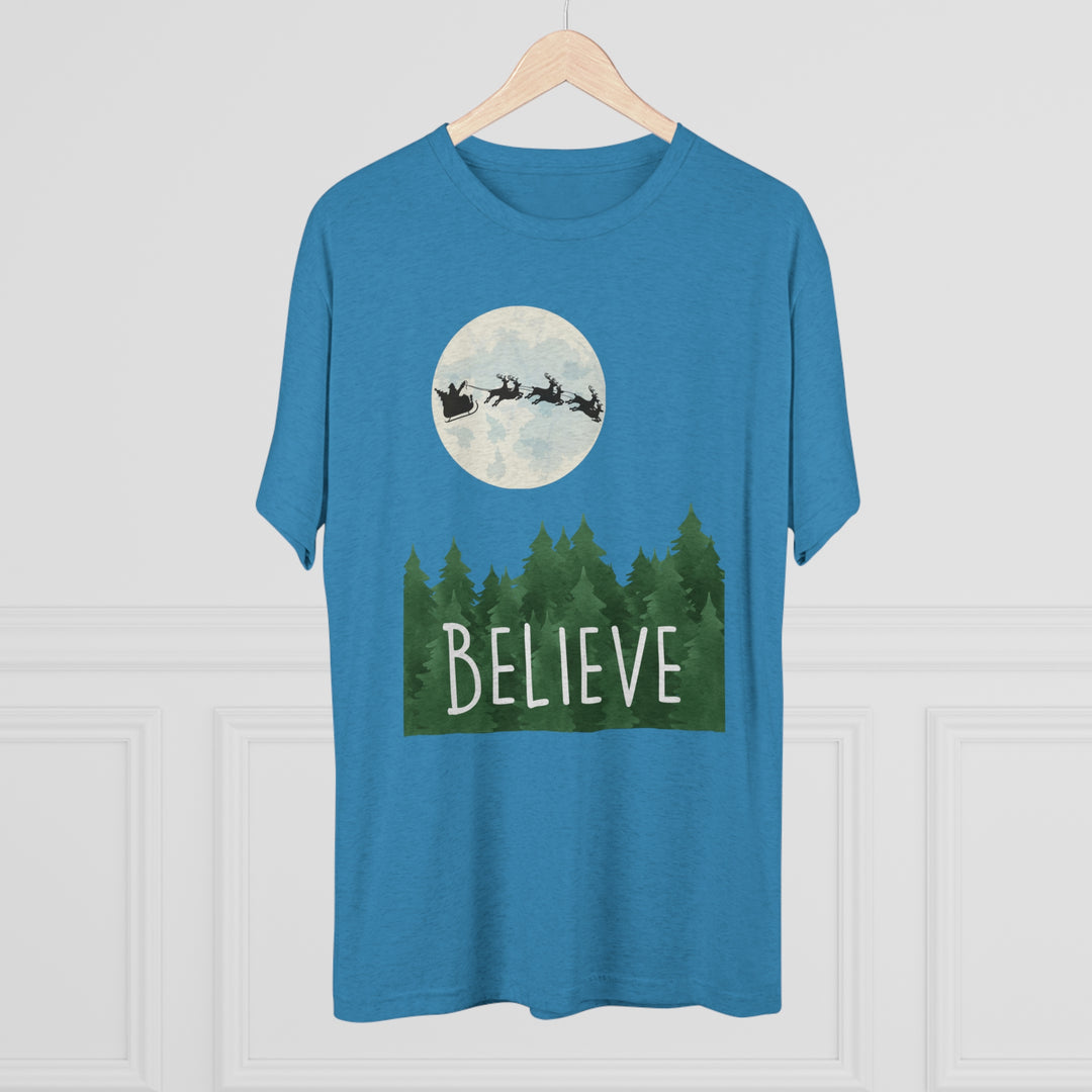 Santa "BELIEVE" inspiration t-shirt