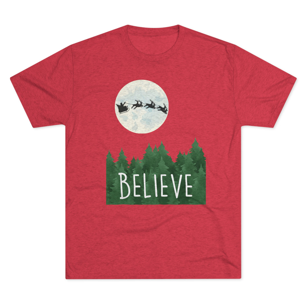 Santa "BELIEVE" inspiration t-shirt