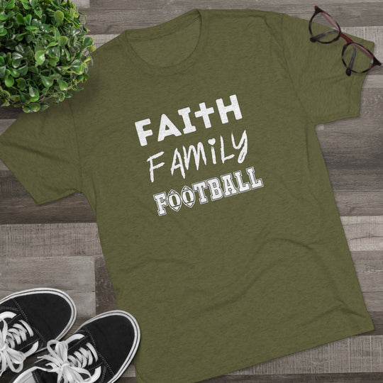 Faith Family Football t-shirt