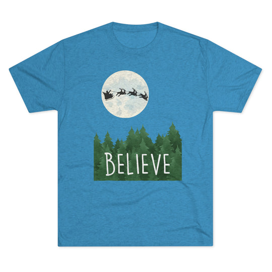 Santa "BELIEVE" inspiration t-shirt