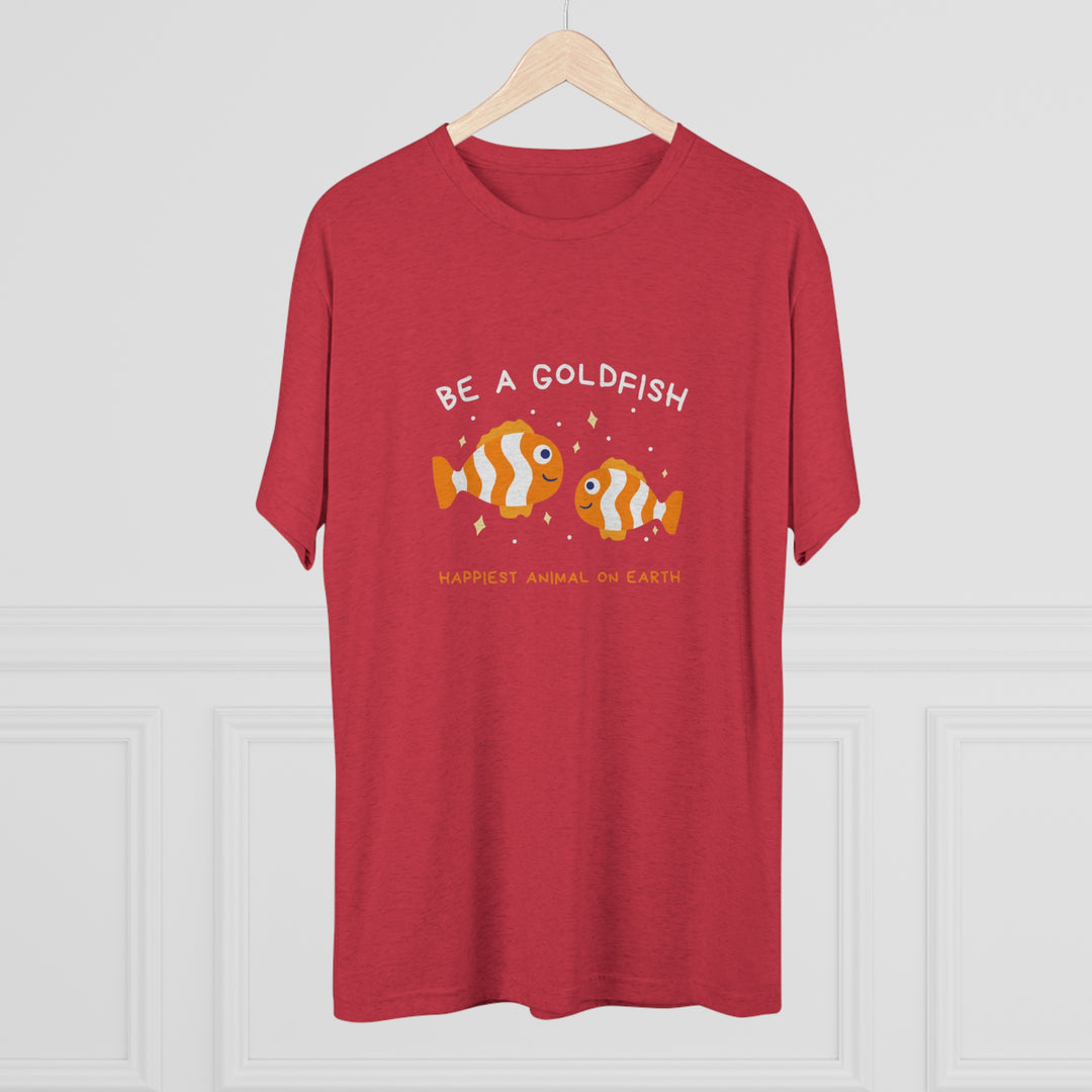 Goldfish Happiest Animal t-shirt