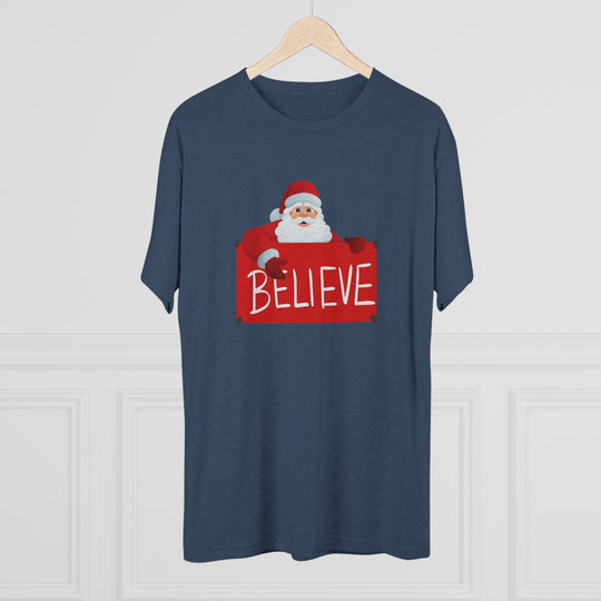 Santa and Believe Sign t-shirt