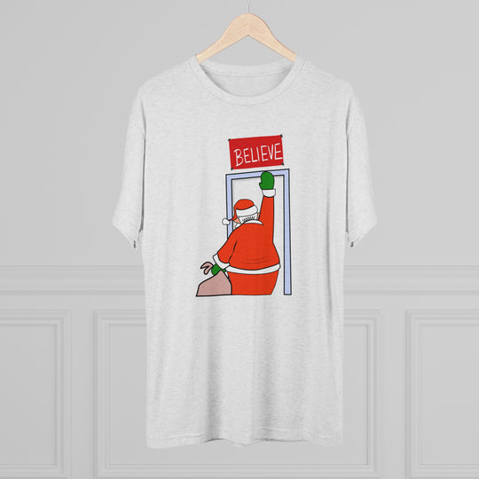 Santa Gameday Believe t-shirt