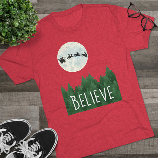 Santa "BELIEVE" inspiration t-shirt