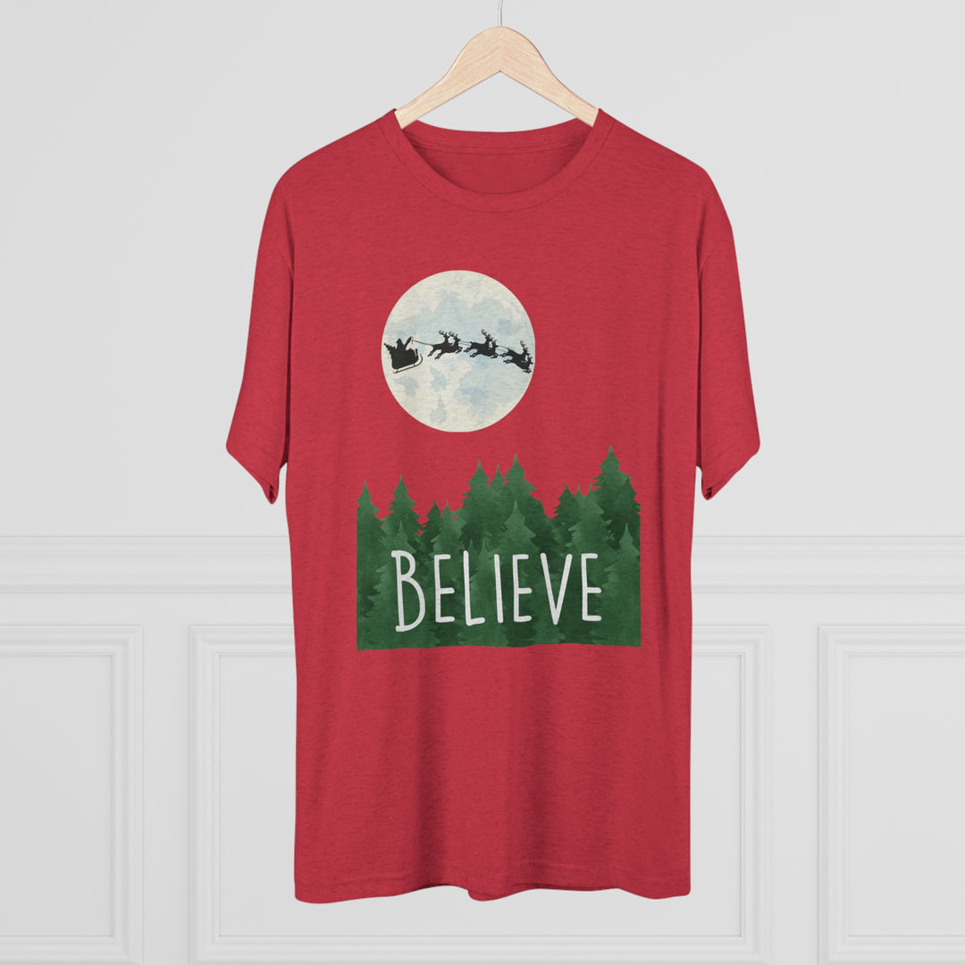 Santa "BELIEVE" inspiration t-shirt