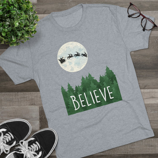 Santa "BELIEVE" inspiration t-shirt