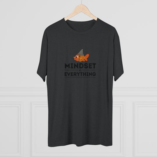 Mindset is Everything Goldfish with Shark Fin t-shirt