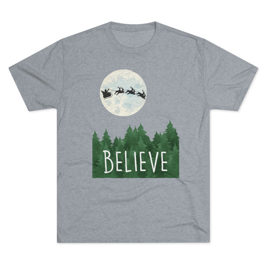 Santa "BELIEVE" inspiration t-shirt