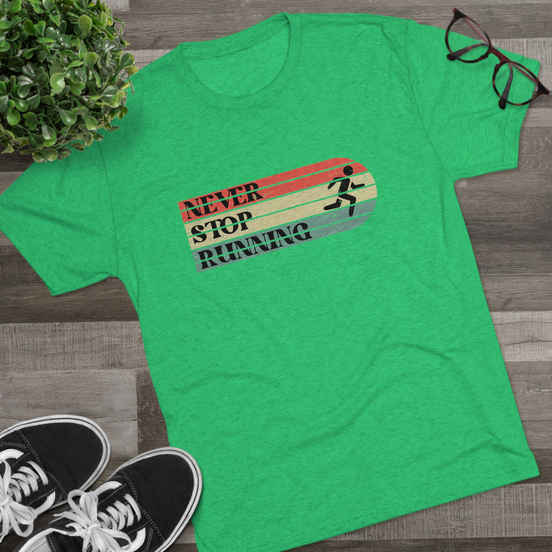 Vintage Never Stop Running t-shirt