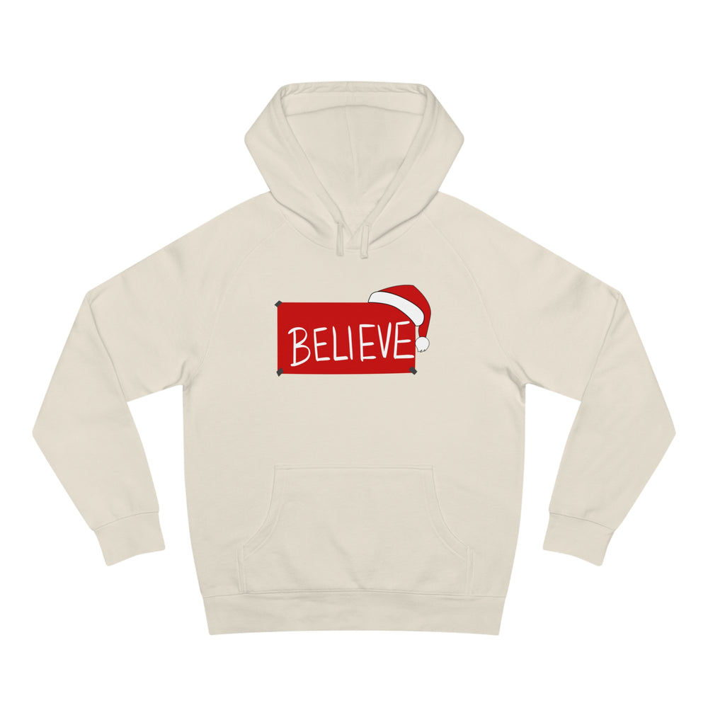 Believe Santa Hat Hoodie