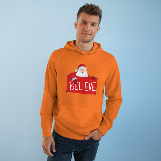 Santa and Believe Sign Hoodie