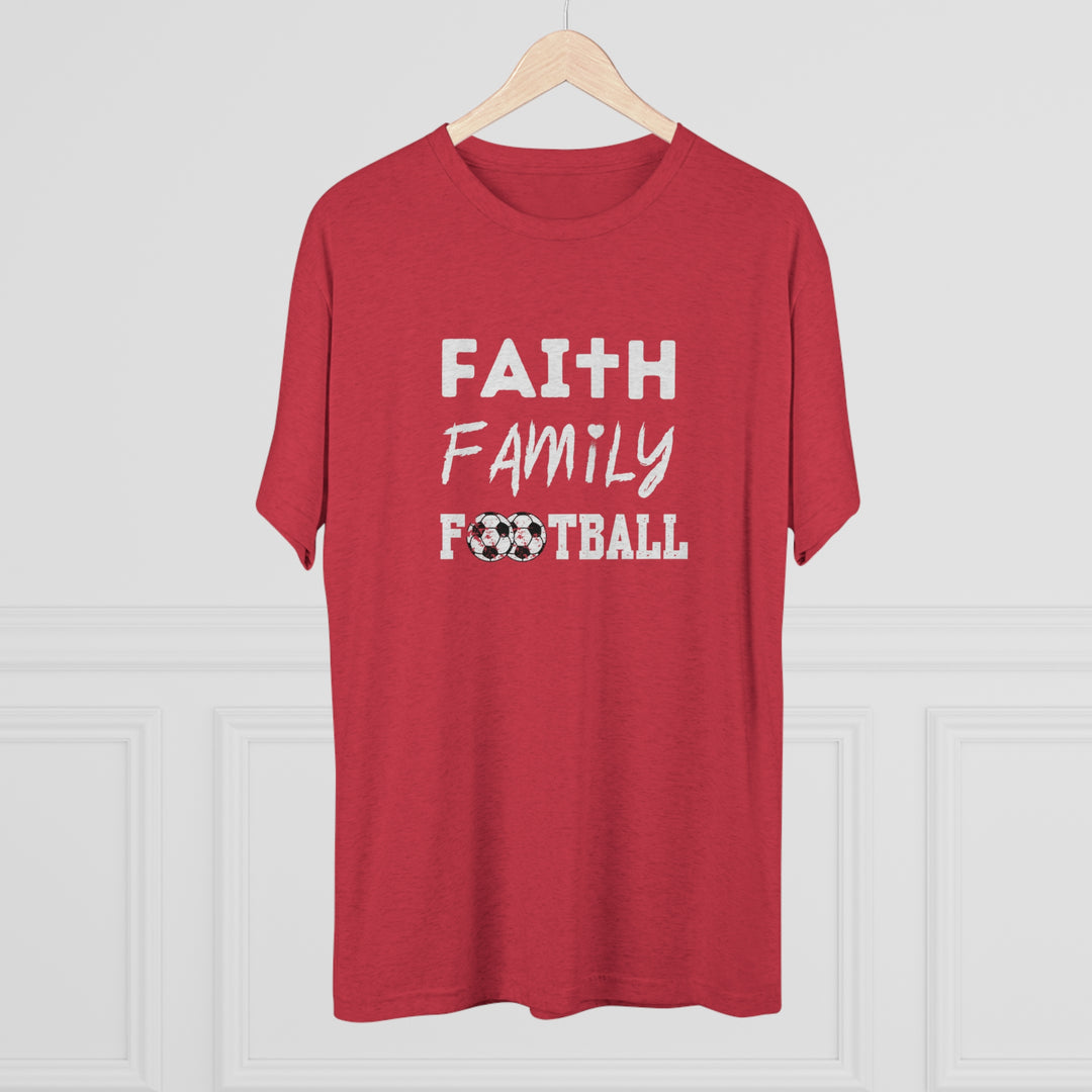 Faith Family Football (Soccer) t-shirt