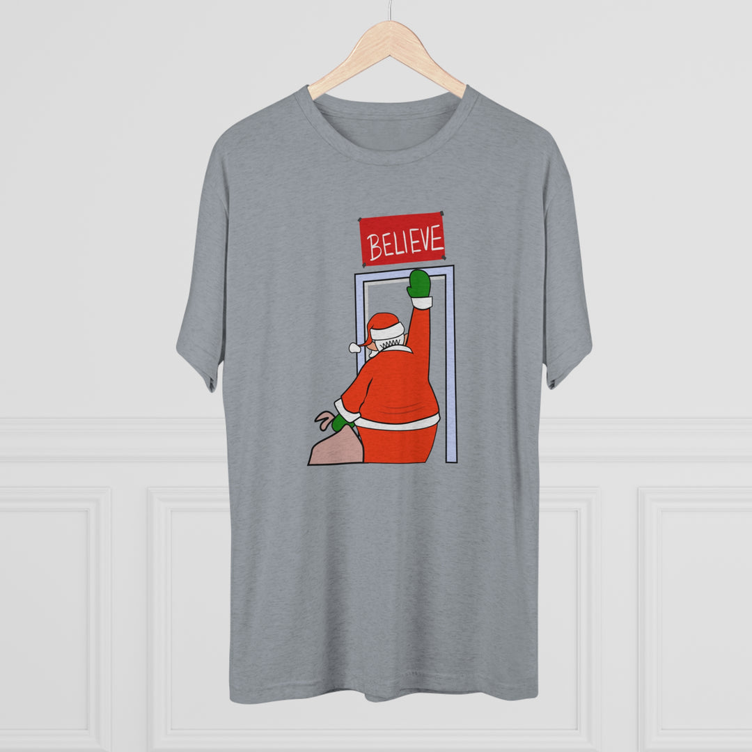 Santa Gameday Believe t-shirt