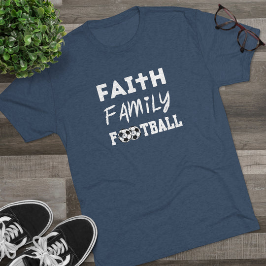 Faith Family Football (Soccer) t-shirt