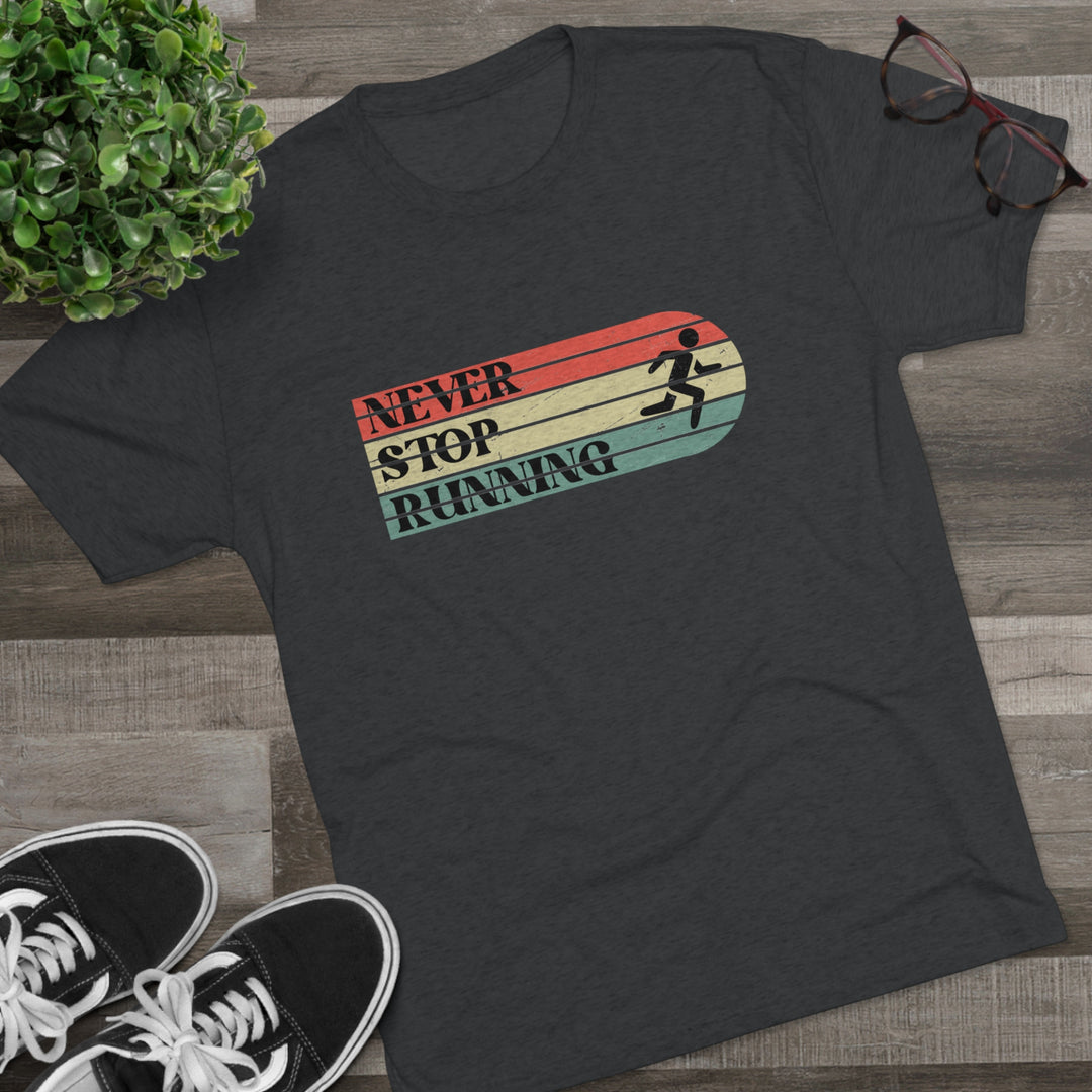 Vintage Never Stop Running t-shirt