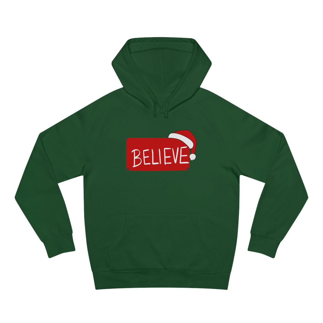 Believe Santa Hat Hoodie