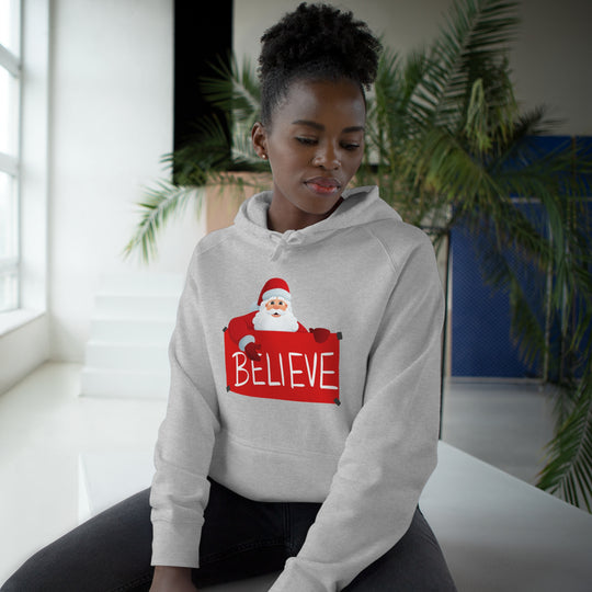 Santa and Believe Sign Hoodie