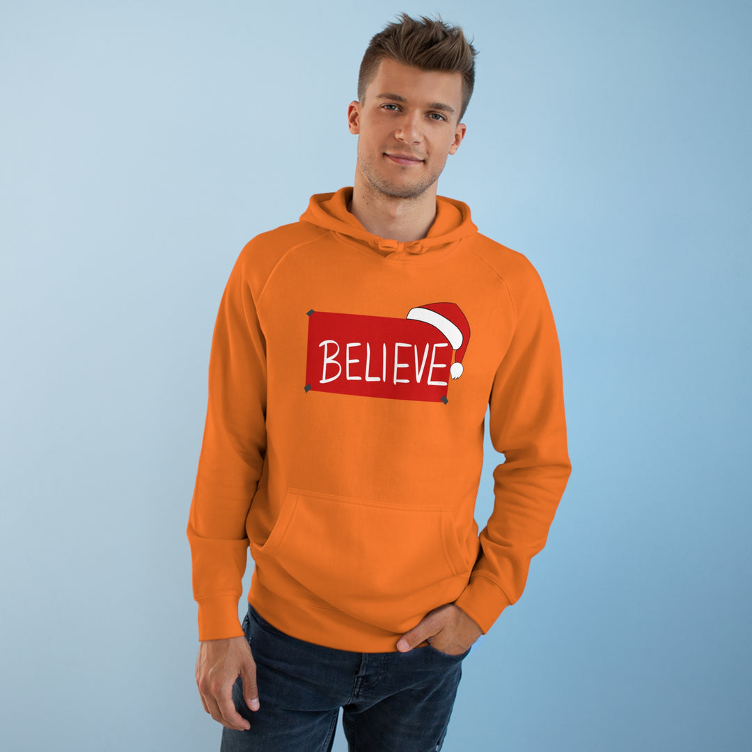 Believe Santa Hat Hoodie