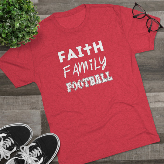 Faith Family Football t-shirt