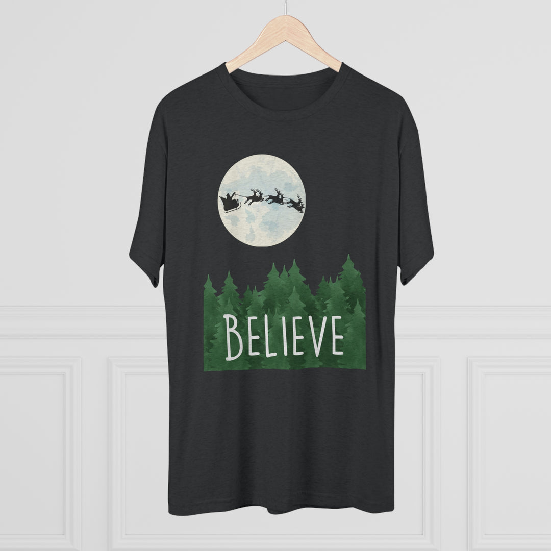 Santa "BELIEVE" inspiration t-shirt