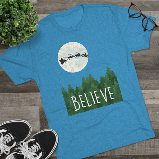 Santa "BELIEVE" inspiration t-shirt