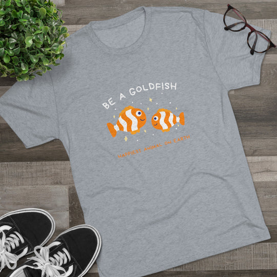 Goldfish Happiest Animal t-shirt