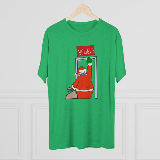 Santa Gameday Believe t-shirt