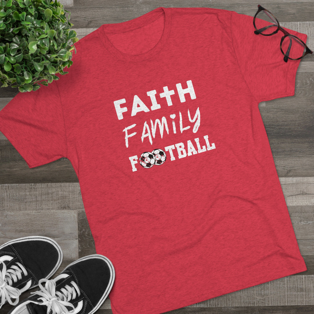 Faith Family Football (Soccer) t-shirt