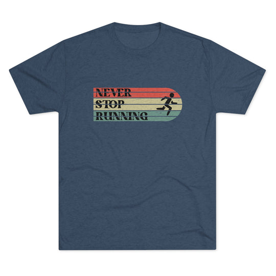 Vintage Never Stop Running t-shirt