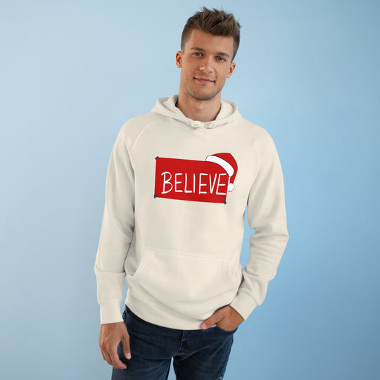 Believe Santa Hat Hoodie